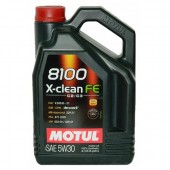 Motul 8100 X-clean FE 5w30 синтетическое (5л)